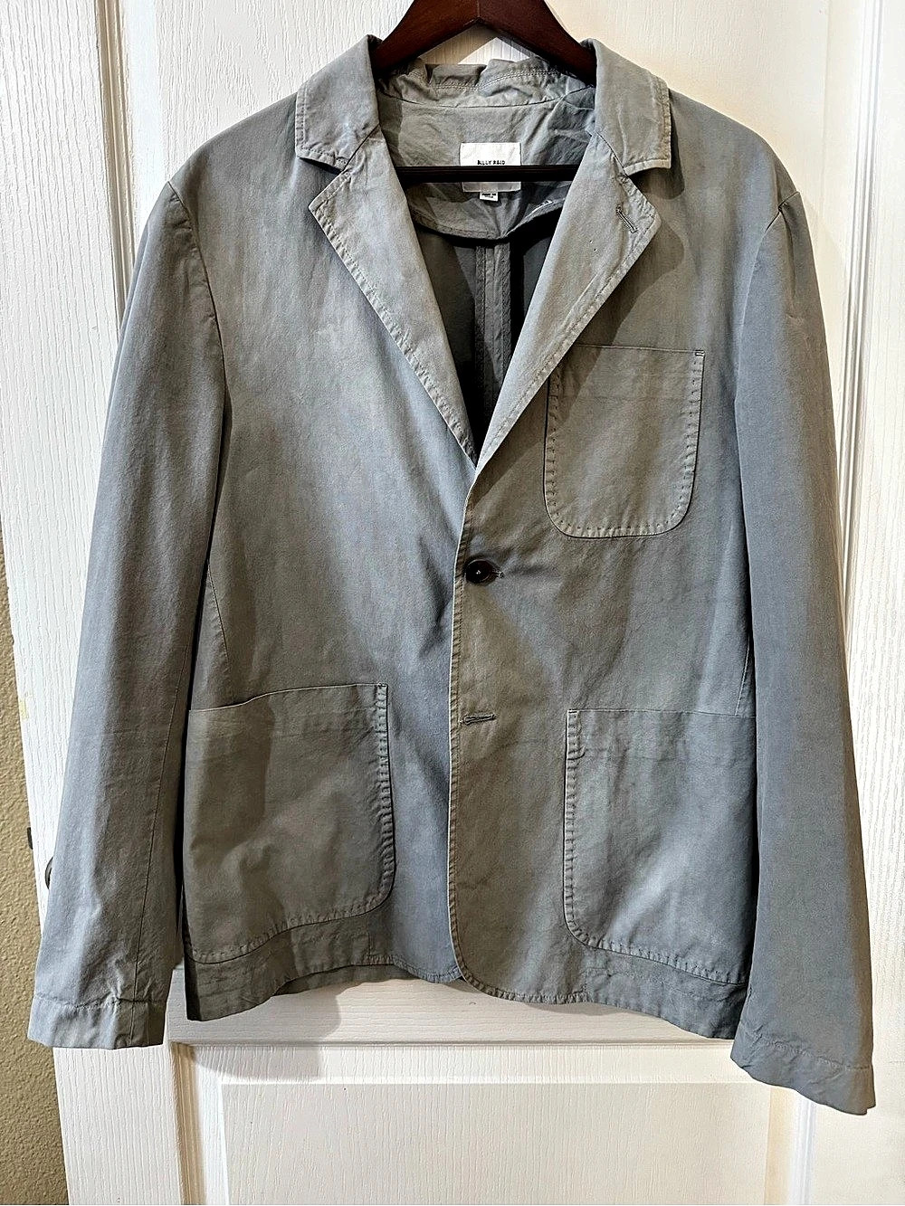 Billy Reid Lightweight Blazer in Gray 40R